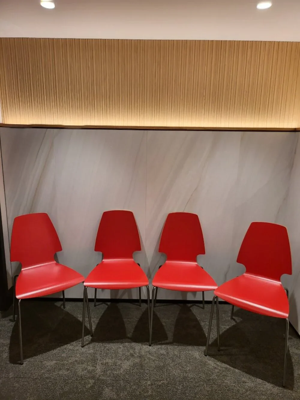 4 Red Chairs